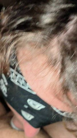 blindfolded blowjob ftm clip