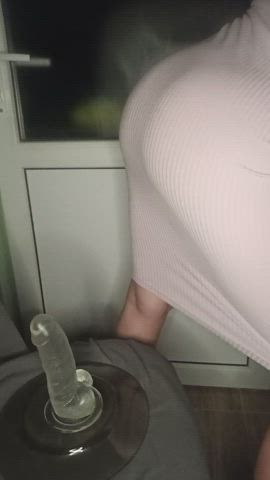 dildo pink riding clip