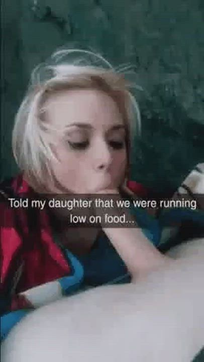 Blowjob Caption Daughter clip