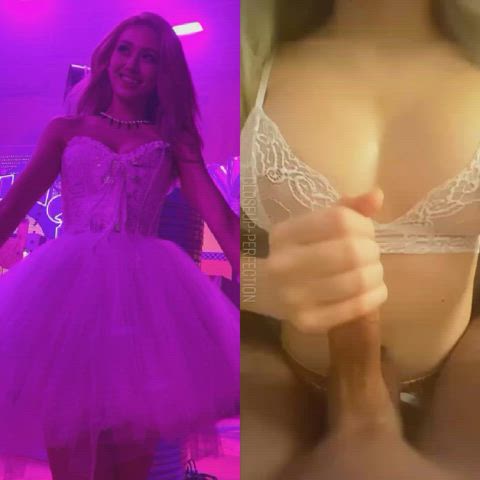 asian celebrity handjob split screen porn clip