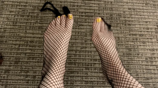 Feet Feet Fetish Fishnet Foot Fetish Toes clip