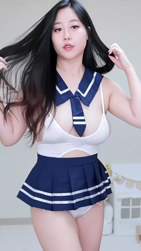asian dance dancer dancing korean thick clip