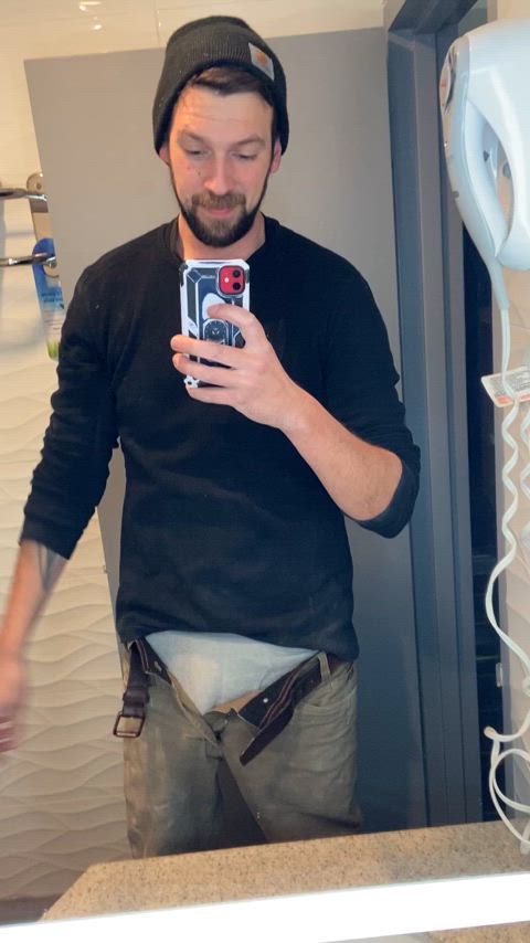 beard big dick solo tease clip