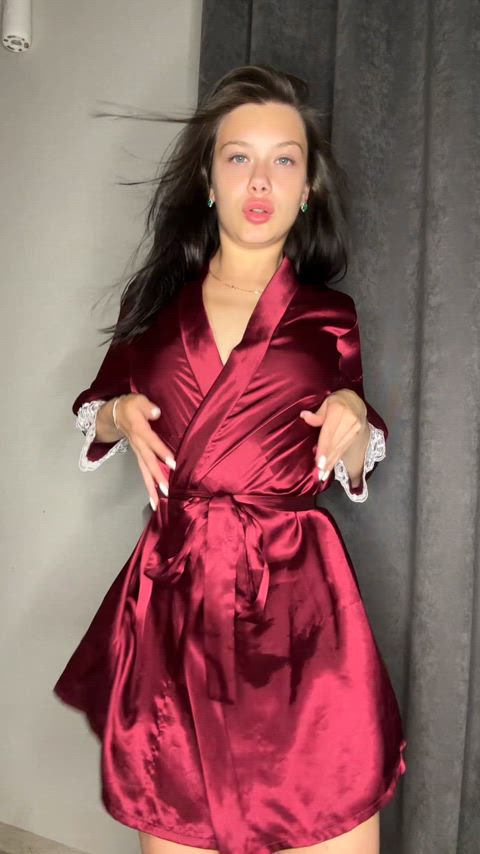 You want to see what's under my robe