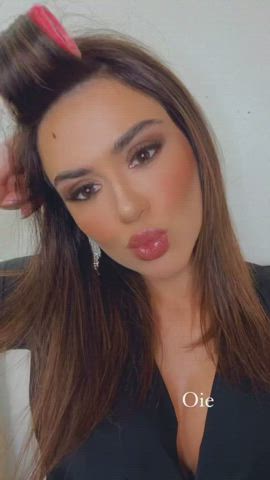 boobs brazilian brown eyes brunette dani facial goddess hair labia tease clip
