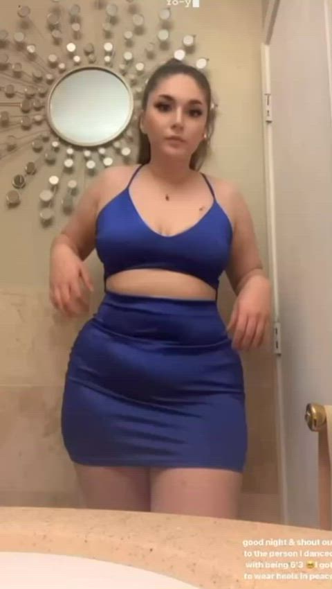 alejandra gil cleavage sbbw thick clip