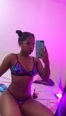 camgirl ebony latina lingerie natural tits sensual teen tits webcam clip
