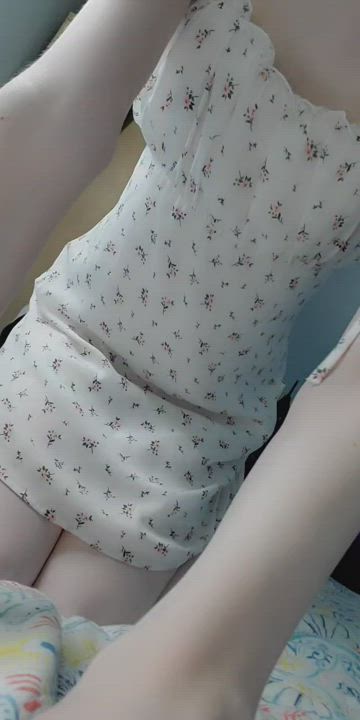 crossdressing cute tease teasing trans clip