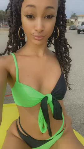 Ebony NSFW Redhead clip