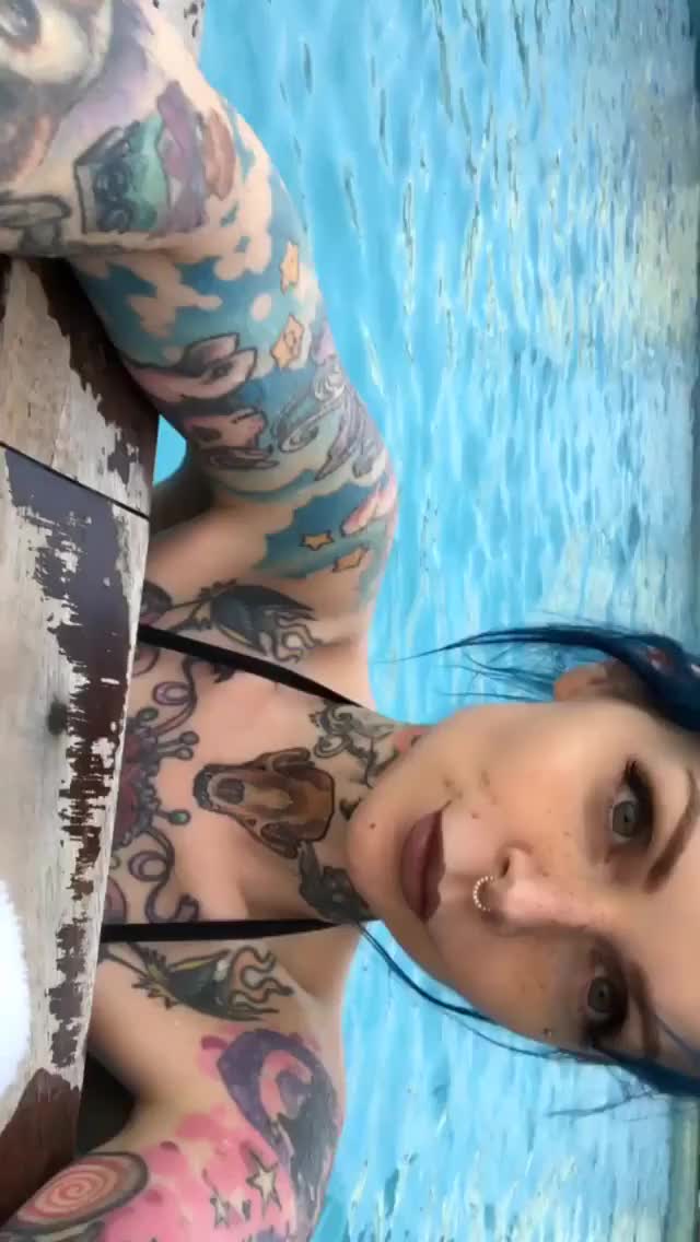 boobs goth italian tattoo clip