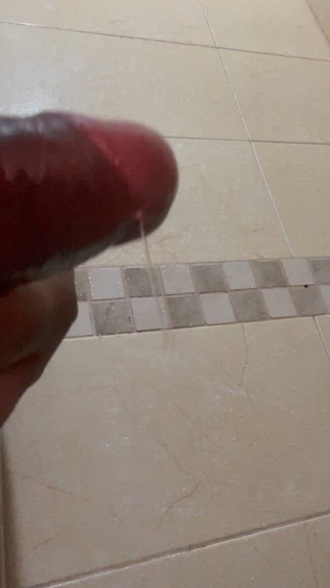 Leaking before shower.