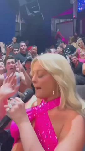 bebe rexha celebrity riding clip