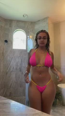 Curly Hair Cute Lapdance clip