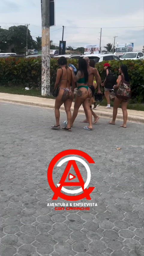 ass compilation jiggle jiggling latina walking clip