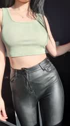 The biggest perky tits you'll see today!