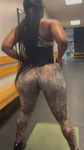 big ass ebony stretching clip