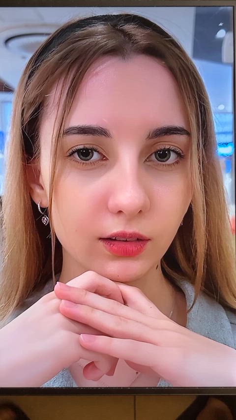 blonde cock cum cumshot facial russian teen tribute clip