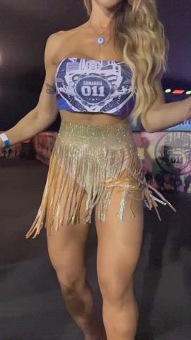 Blonde Brazilian Bubble Butt Celebrity Tease clip