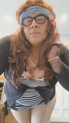 big ass big dick big tits lingerie milf tiktok trans woman clip