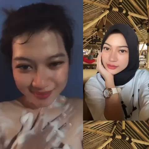 big tits hijab indo malaysian muslim teen clip