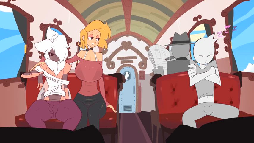 animation furry public clip
