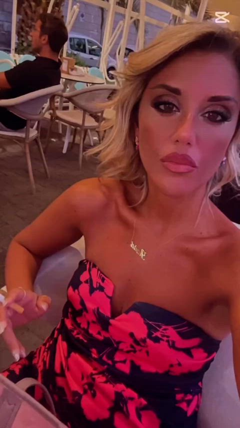 sexy slut smoking clip