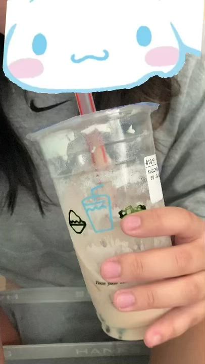 boba and dick for lunch!