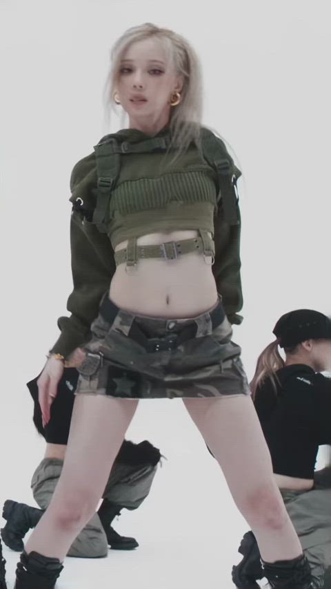 abs asian emo goth korean pale thighs kpop clip