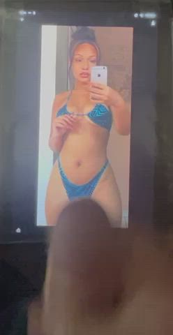 bikini cum cumshot jerk off tribbing tribute clip