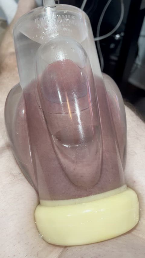 amateur male masturbation penis pump clip