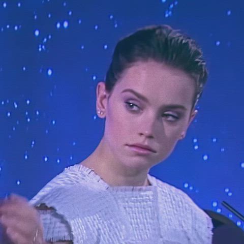 Daisy Ridley winking