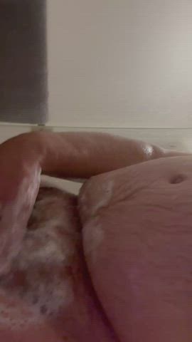 old rubbing shower clip
