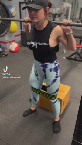 ass brunette workout clip