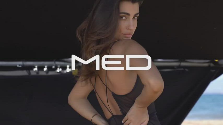 Greek Lingerie Model clip