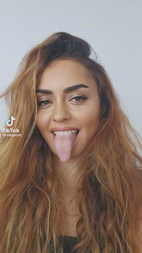 long tongue tongue tongue fetish clip