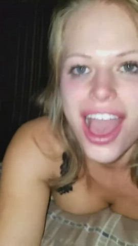 amateur cum pussy eating clip