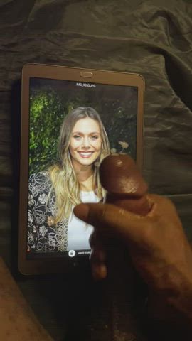 bbc big dick cumshot elizabeth olsen tribbing tribute white girl clip
