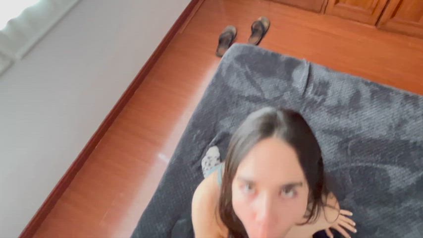 amateur blowjob cute latina oral petite sex small tits teen clip