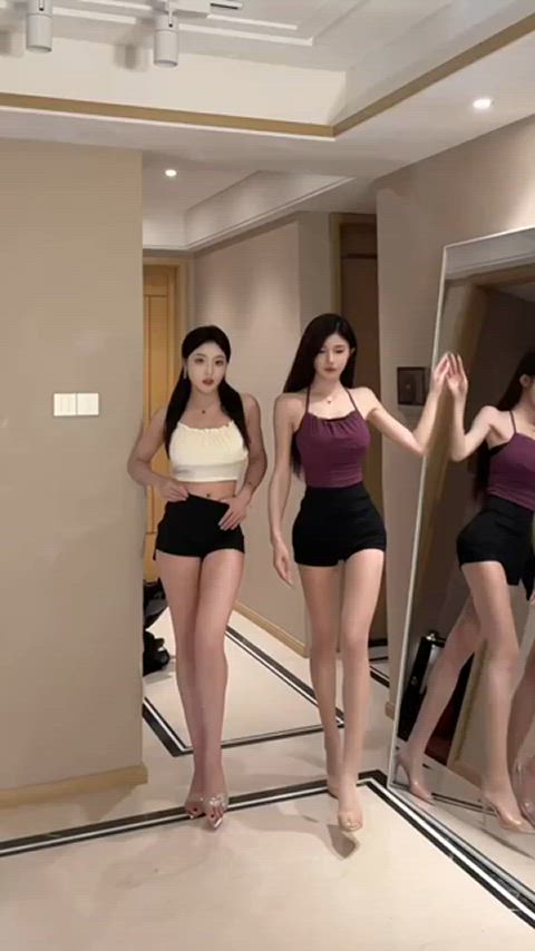 asian chinese dance dancer dancing friends girlfriend clip