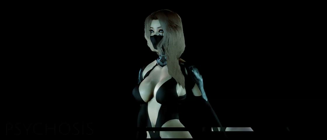 animation ass big tits walking clip