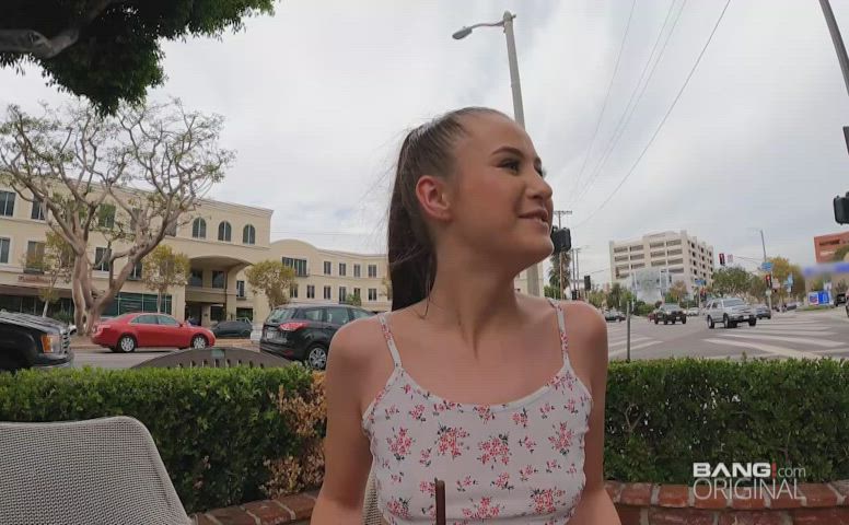 flashing public teen clip