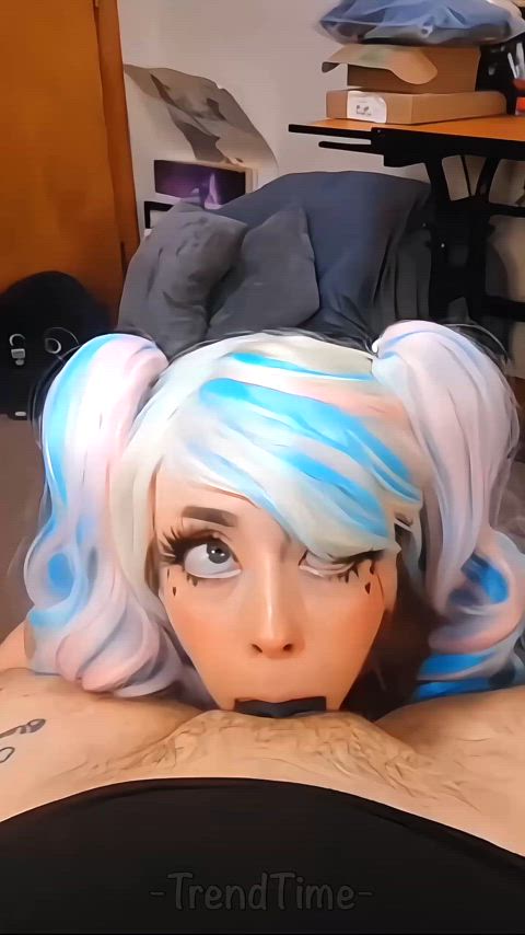 ahegao blowjob tiktok clip