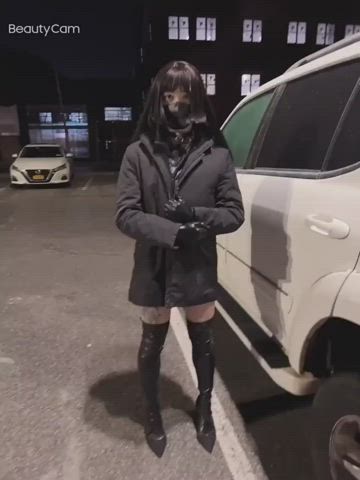 exhibitionist public sissy clip