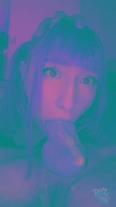 amateur asian blowjob choke cock deepthroat clip