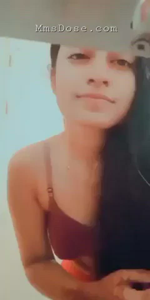 bathroom close up desi nipples selfie striptease clip