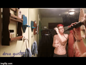 hair shaving topless clip