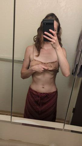 perky petite small tits clip