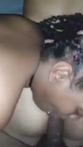 ass eating booty ebony thick threesome clip