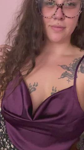 downblouse flashing glasses nipple piercing nipples tattoo clip