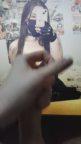 cosplay cum cumshot pretty small tits tribute clip
